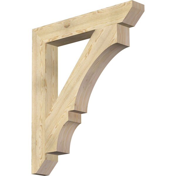 Ekena Millwork Balboa Slat Rough Sawn Bracket, Douglas Fir, 6"W x 42"D x 48"H BKT06X42X48BOA06RDF - main